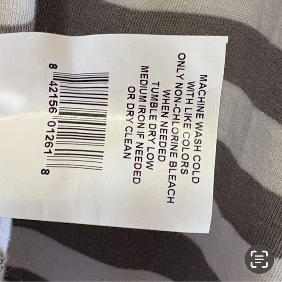 Motherhood Gray and White Striped Sleepwear - Picture 7 of 10